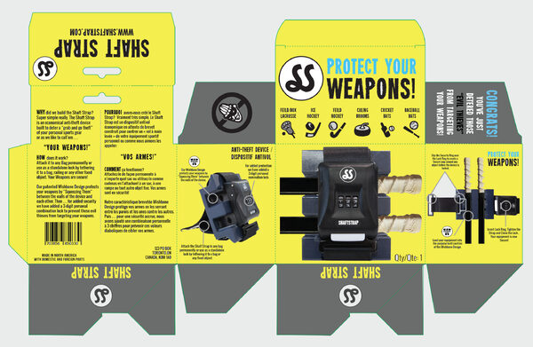 Shaft Strap package design